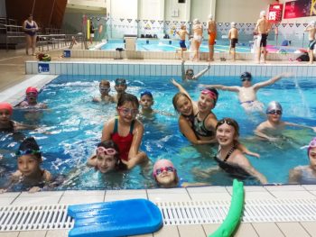 Zajęcia projektowe na basenie