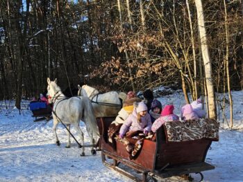 Klasowy kulig pierwszoklasistów